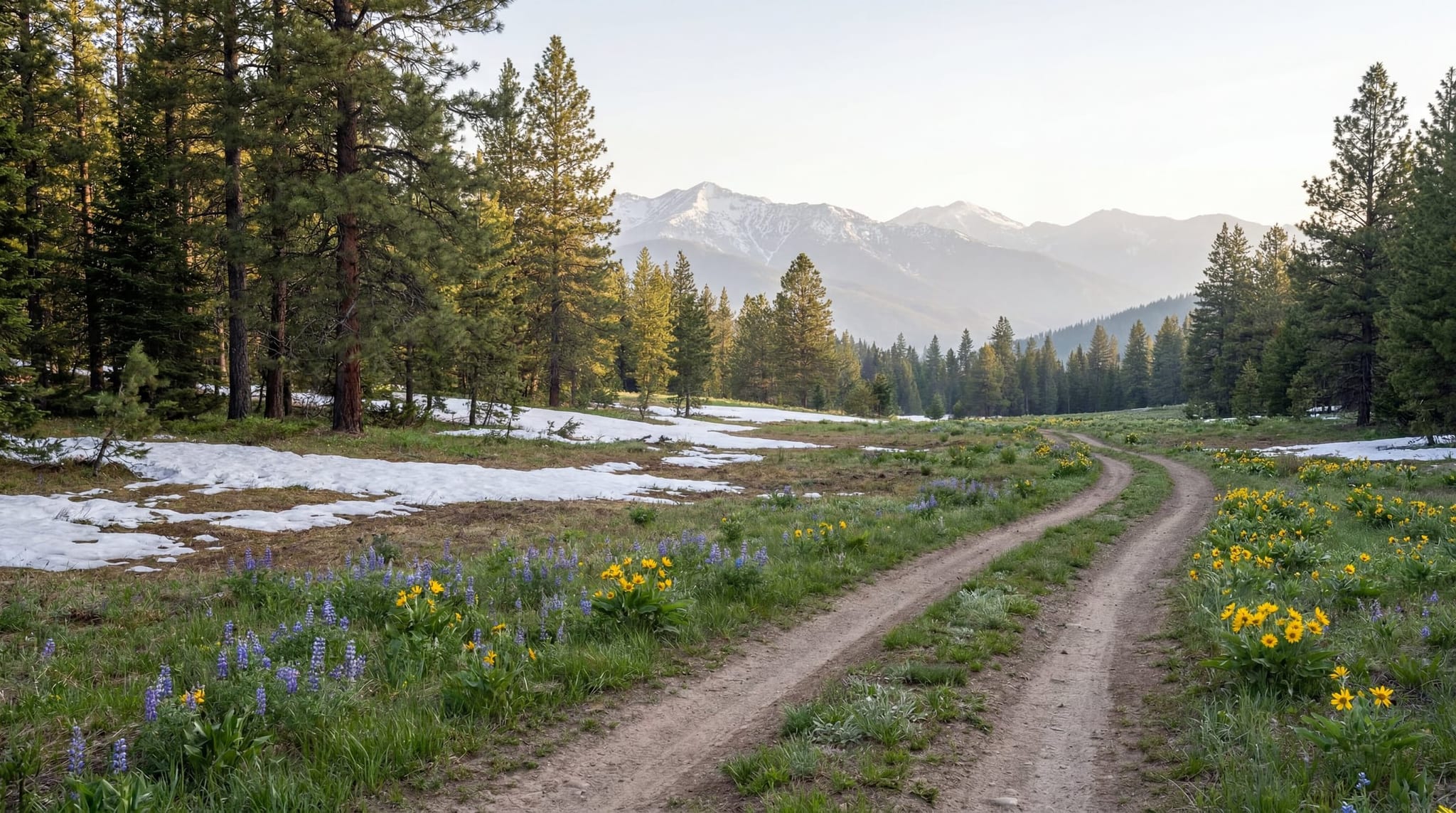 Lolo Pass, Montana — West toward Idaho