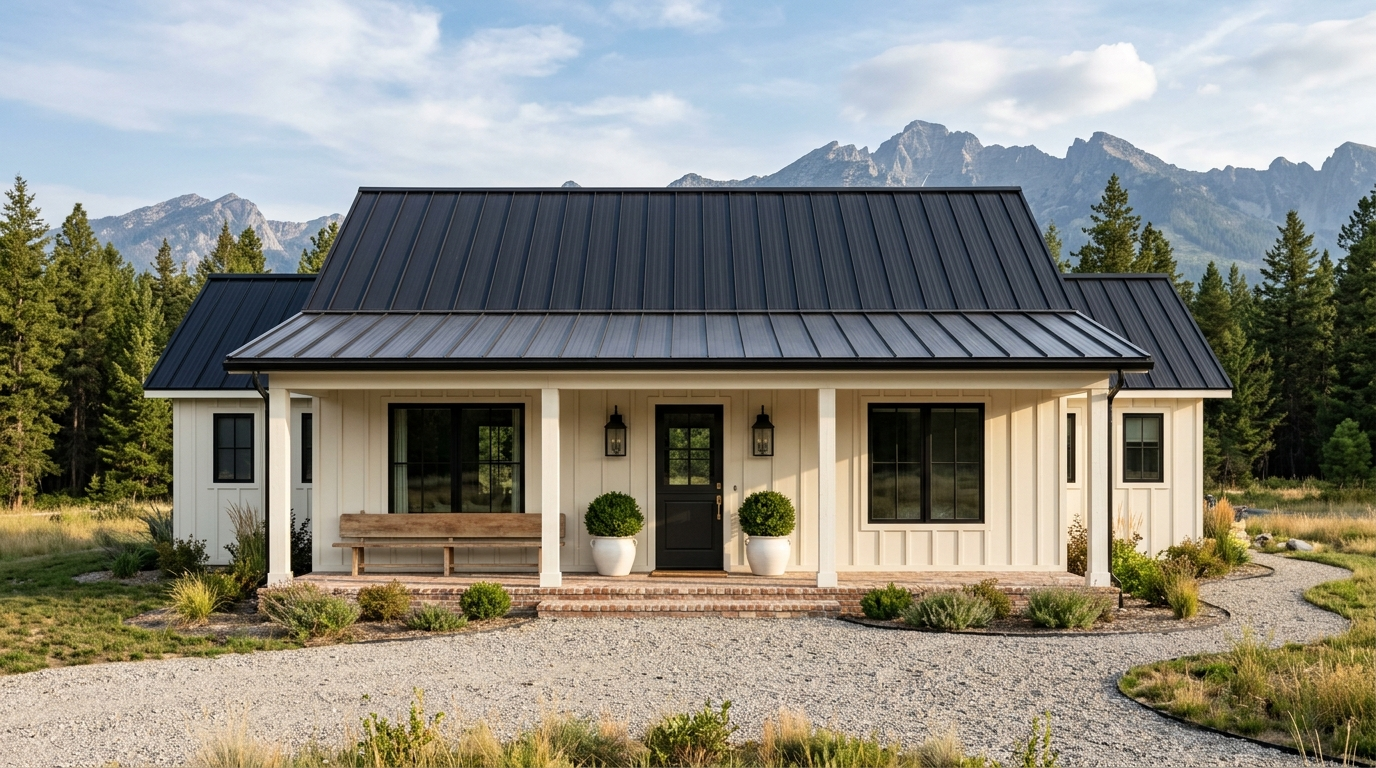 Clark House exterior — Studio McGee palette